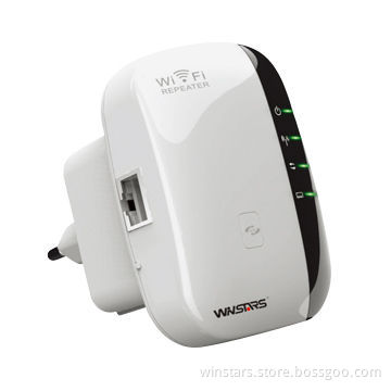 300Mbps Wireless Repeater, Supports 2.4GHz WLAN Network with WPA2, WPA and WEPNew